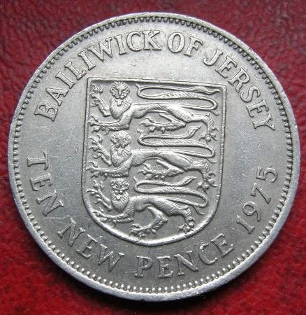 JERSEY 10 NEW PENCE 1975