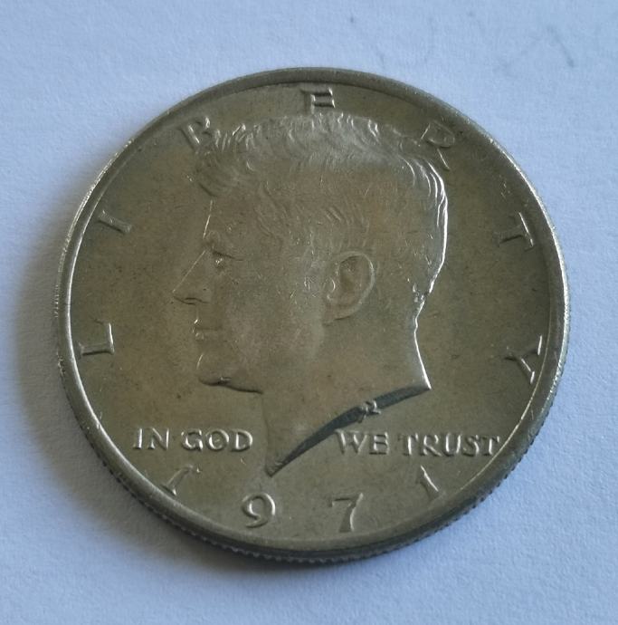 Kennedy Half dollar USA 1971