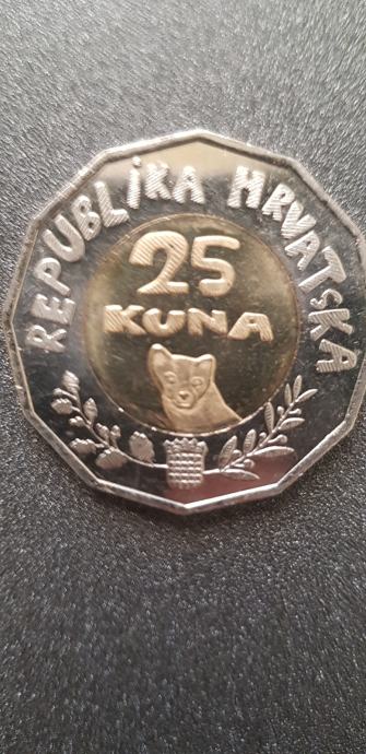 Kovanica 25 kuna