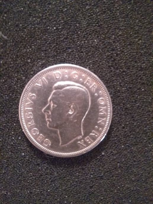 Kovanica Srebro Half Crown George VI 1948