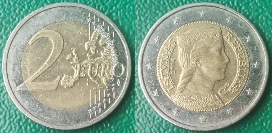 Latvia 2 euro, 2014 ***/