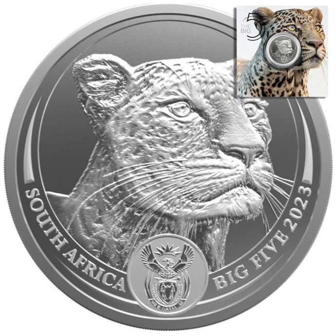 LEOPARD - 1 OZ BIG FIVE SERIE II. (4.)