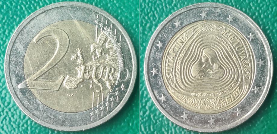 Lithuania 2 euro, 2019 Lithuanian Multipart Songs - Sutartinės ***/