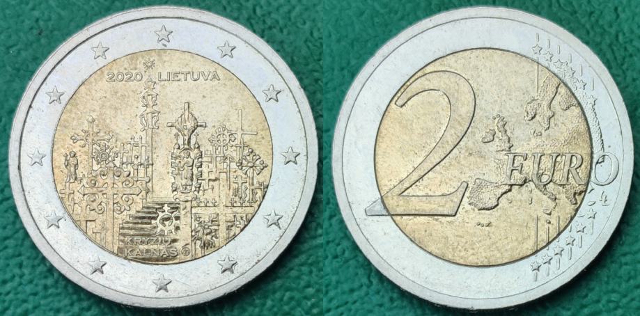 Lithuania 2 euro, 2020 Hill of Crosses ***/