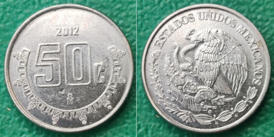 Mexico 50 centavos, 2012 ***/