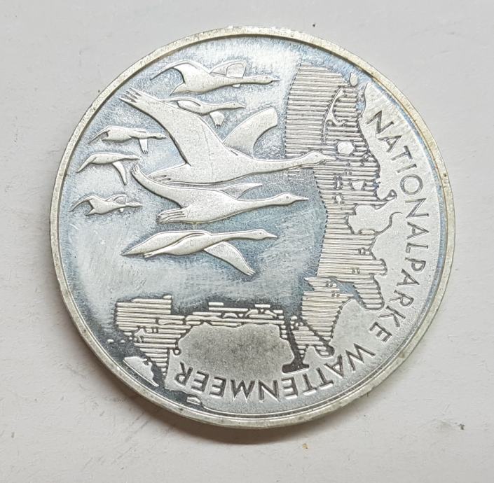 NJEMAČKA, DEUTSCHLAND, 10 EURO, 2004, NACIONALNI PARK, SILVER, SREBRO