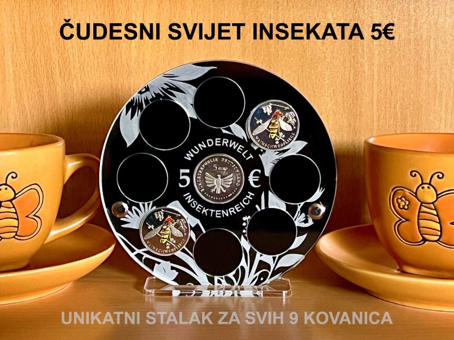 Njemačke kovanice 5€ "Čudesni svijet insekata "