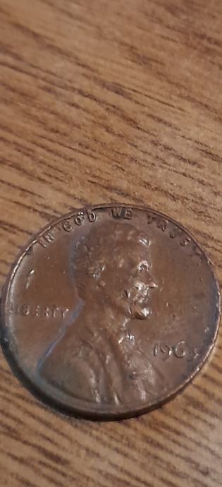 one cent lincoln 1963 error no mint mark