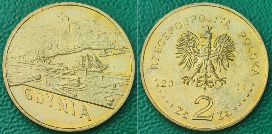 Poland 2 zlote, 2011 Cities of Poland - Gdynia UNC ***/