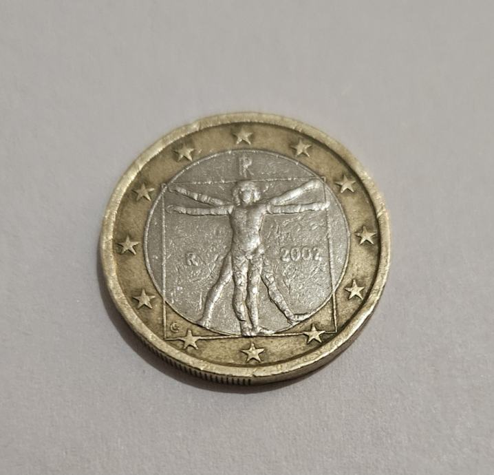 Kovanica Da Vinci - 1 euro