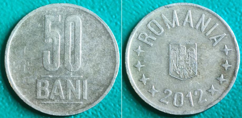 Romania 50 bani, 2012 ***/