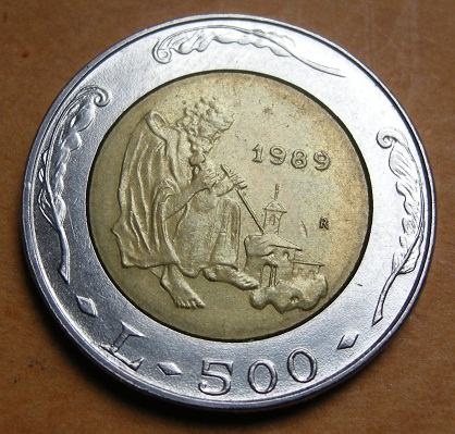 SAN MARINO 500 Lire 1989