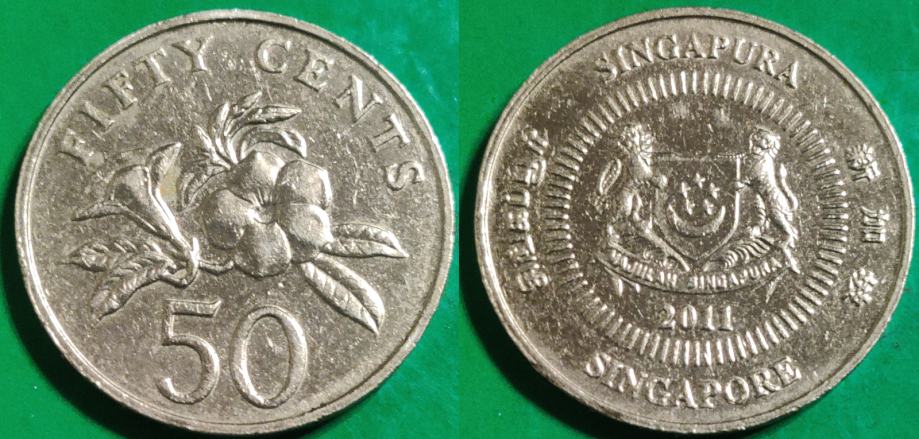 Singapore 50 cents, 2011