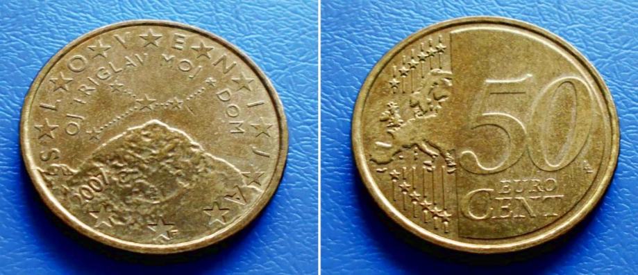 Slovenija Slovenia Euro Cent Km