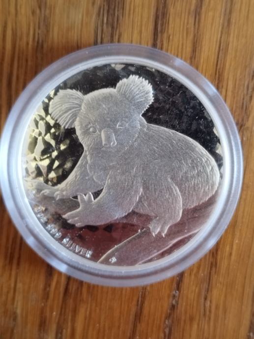 Srebro 999 1 Dollar 2009 Australia Koala