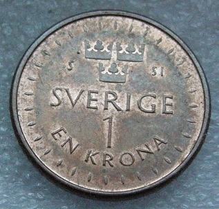 SWEDEN 1 Krona 2016