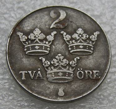 SWEDEN 2 ORE 1945