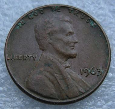 UNITED STATES 1 cent 1963