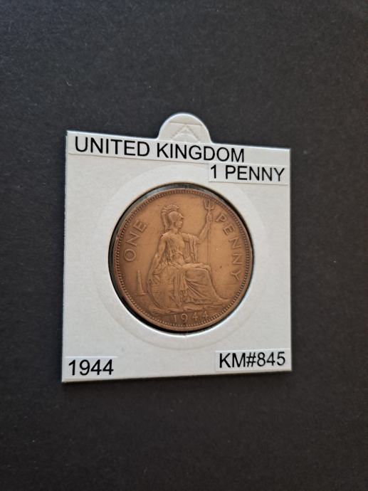 Velika Britanija (United Kingdom) 1 Penny 1944