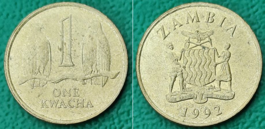 Zambia 1 kwacha, 1992 ***/