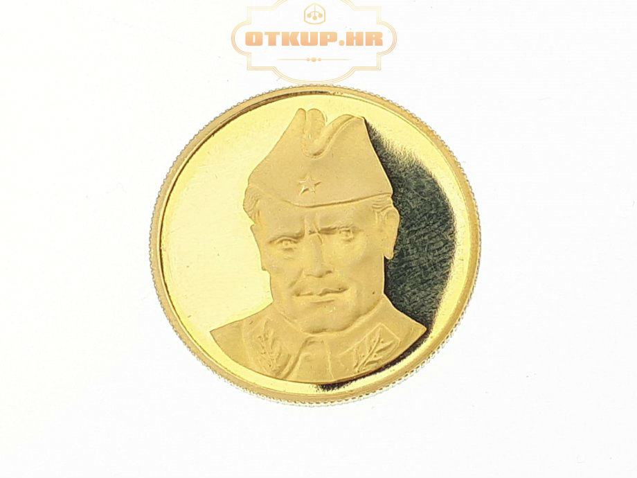 ZLATNIK TITOV DRVAR 1944 - 1984, 21,6K, R1, RATE, POVOLJNO !