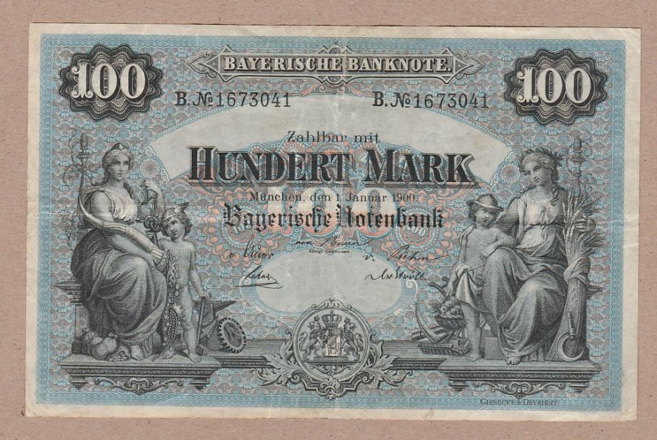 100 Maraka, München 1.1.1900.