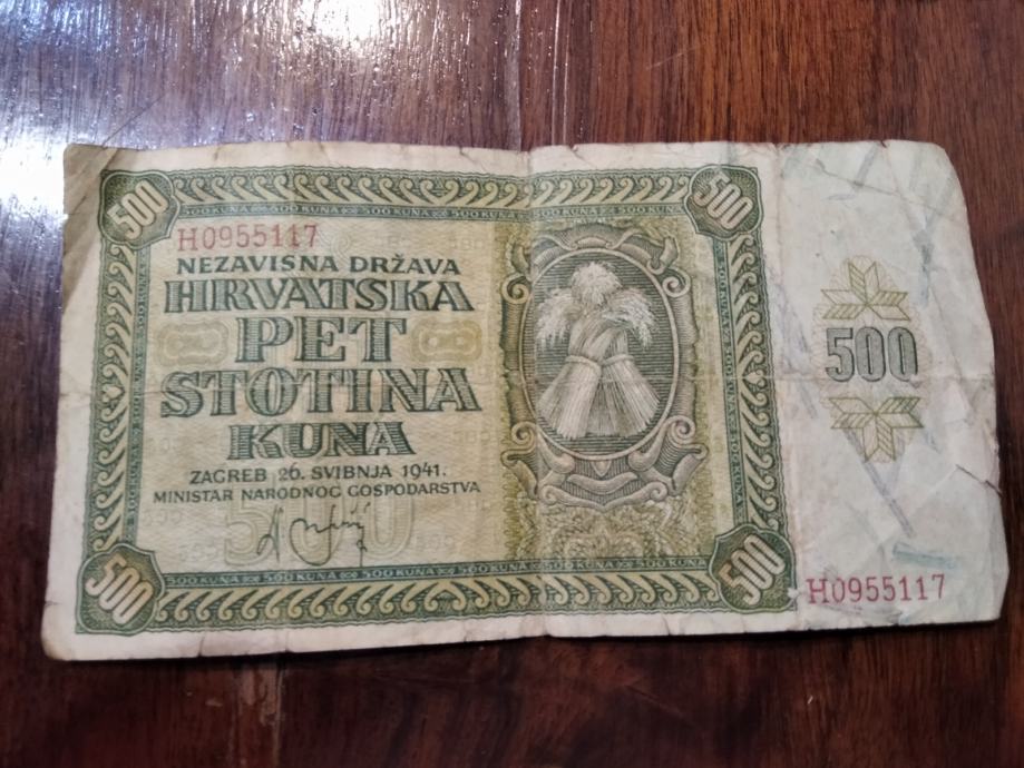 500 kuna  1941