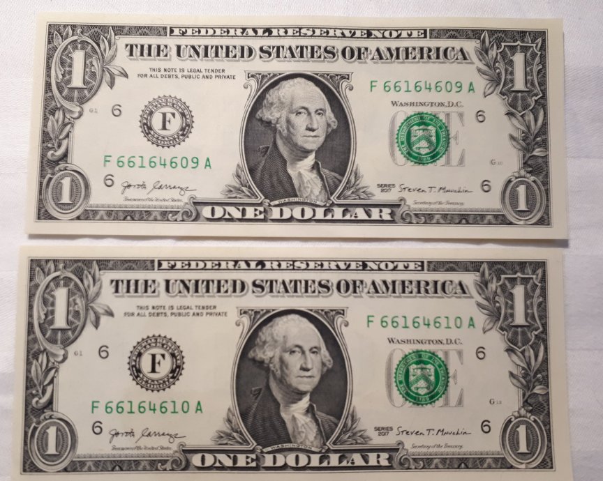 dolar dollar 1 americki USA novcanica UNC