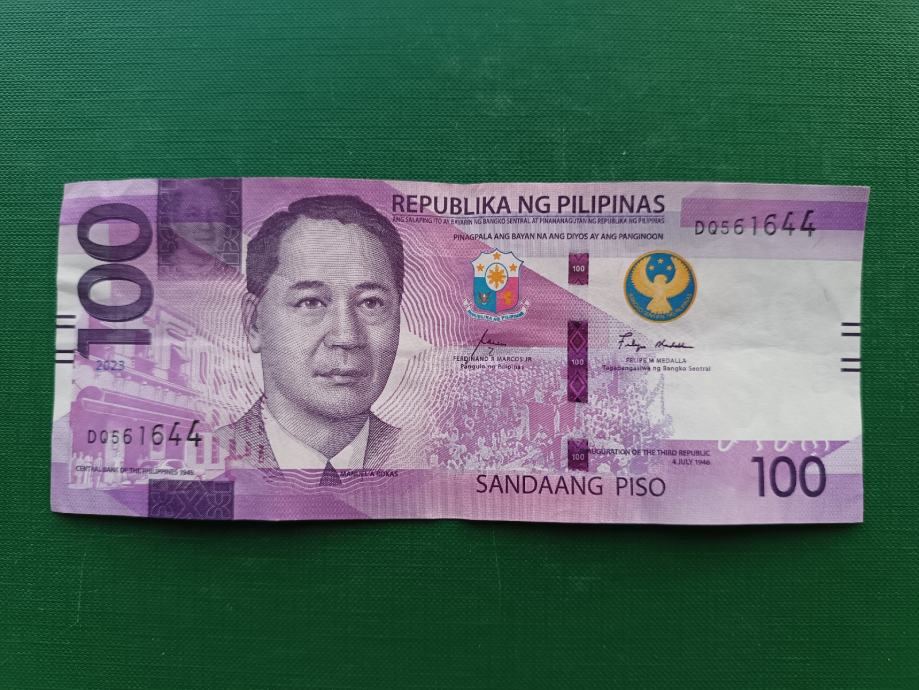 FILIPINI 100 PISO 2023 GODINA