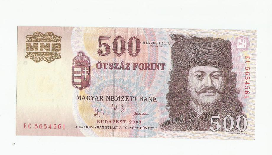 MAĐARSKA 500 forinti