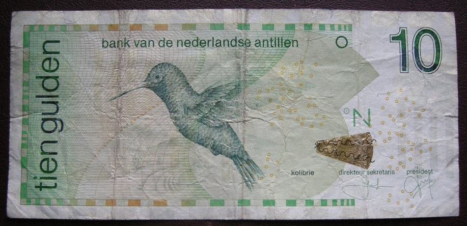 Nizozemski Antili 10 Gulden 2016