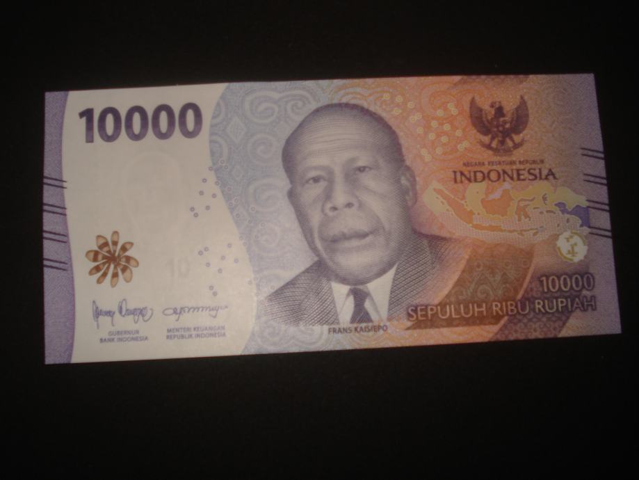 Novčanica Indonezija Indonesia 10 000 Rupiah 2022 Unc 1 Kom