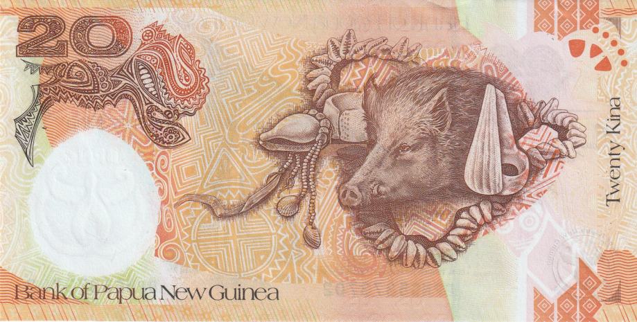 PAPUA NAW GUINEA 20 KINA 2008