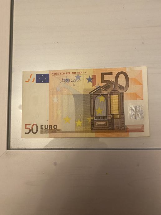 Novčanica 50 eura tiskana 2002 godine serija V Španjolska