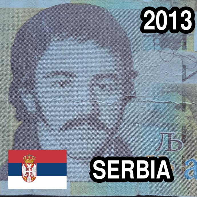 Serbia / Serbija - 10 Dinara (2013)