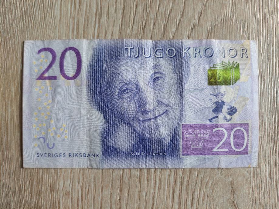 ŠVEDSKA - 20 kruna (SWEDEN - 20 kronor) - 2015.