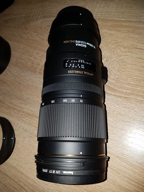 Sigma objektiv 70-200 za Nikon