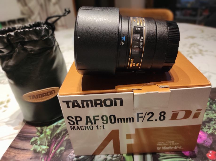 TAMRON SP AF 90mm F/2.8 Macro 1:1 za Sony /Minolta