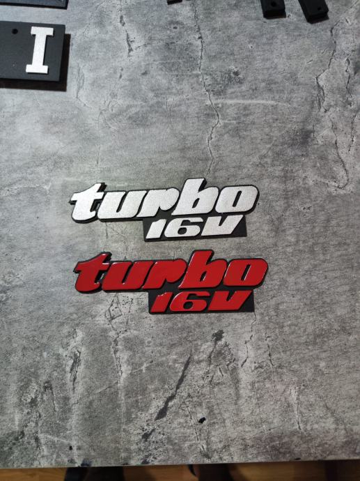 Vw Golf Mk1 Mk2 Turbo 16v Prednji Emblem Znak 