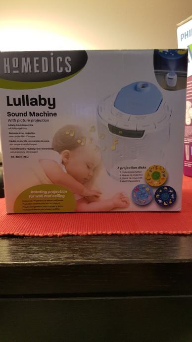 HOMEDICS Lullaby Sound Machine ZA USPAVLJIVANJE BEBE - NOVA