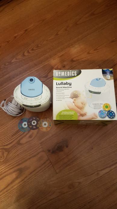 HOMEDICS Lullaby Sound Machine ZA USPAVLJIVANJE BEBE - NOVA