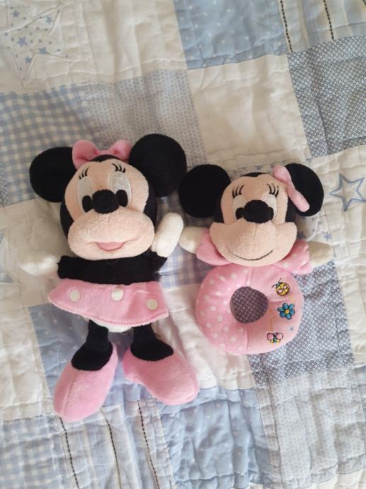 Minnie mouse zvečkica i plišana igračka mala