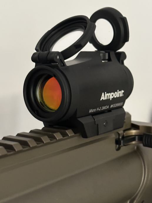 Crvena točka Aimpoint Micro H-2™ 2 MOA -  (sa nosačem)