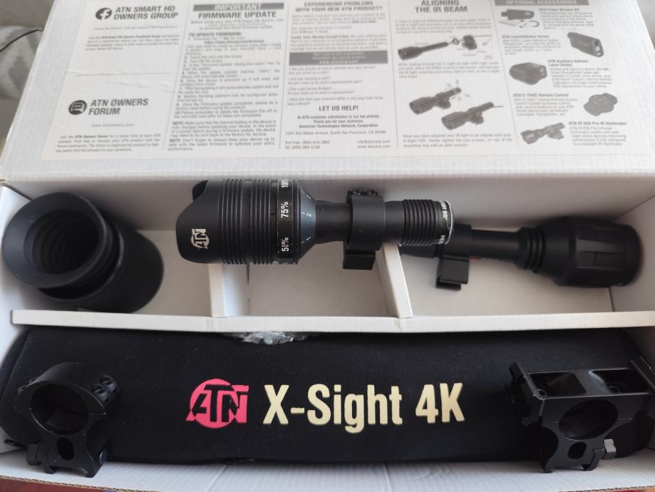 ATN x-sight 4 PRO 3x12 digitalna dan/noć optika