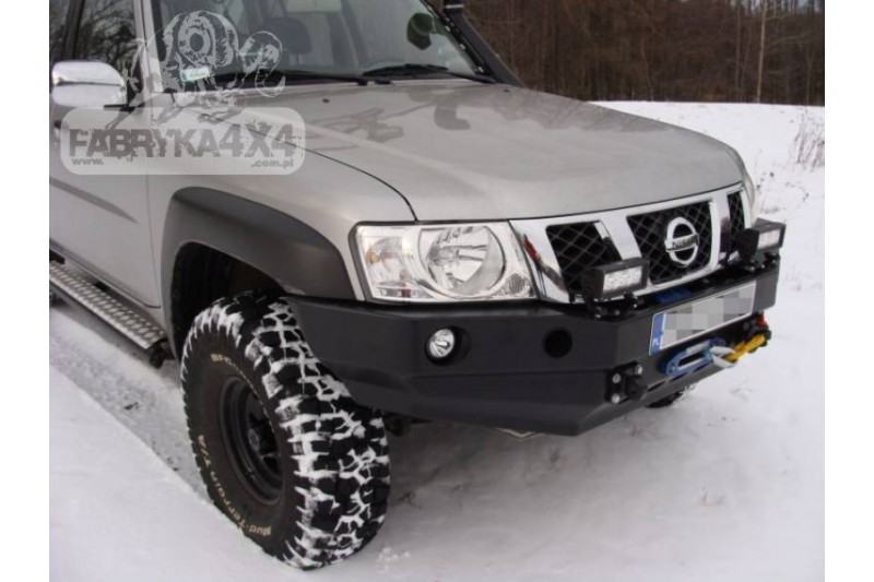 Branik prednji bez bull bara- Nissan Patrol GU4