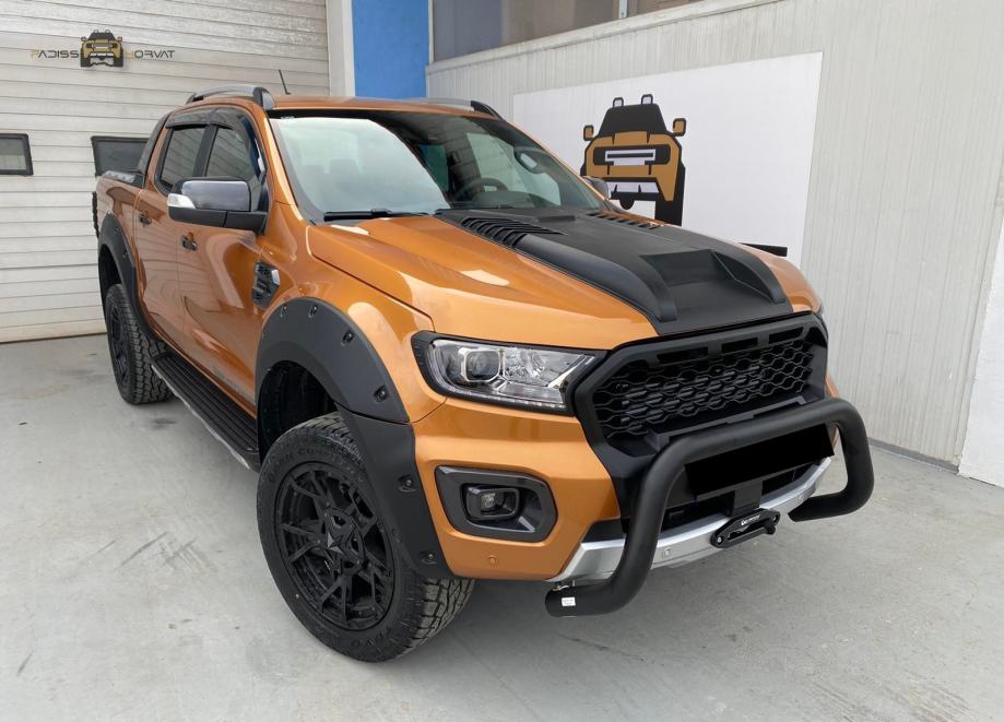 Bull bar – Misutonida - 76 mm – CRNI MAT- Ford Ranger (2016-2019)