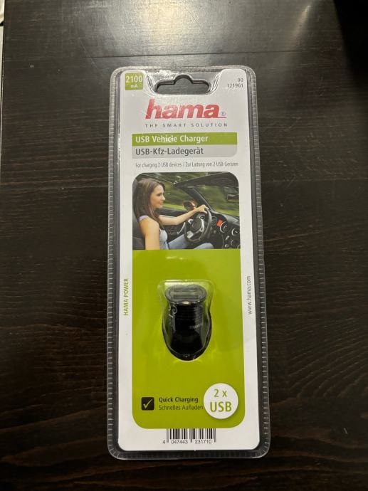 Hama USB auto punjač