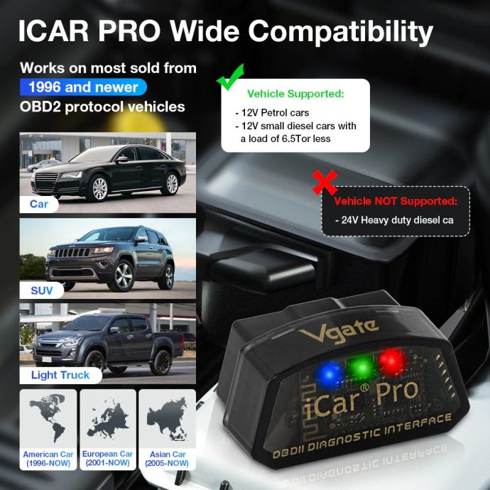 ICAR PRO BT 4.0 za iOS i Android - NOVO!