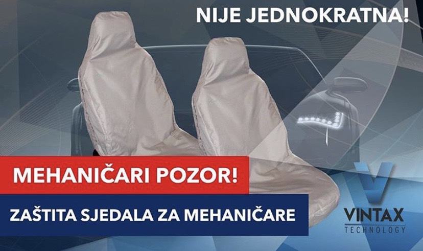 Zaštita sjedala za mehaničare - vodootporna zaštita protiv zaprljanja