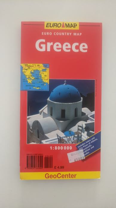 Auto Karta Grčke 8854